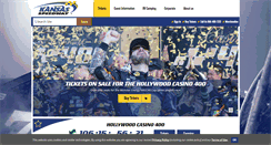 Desktop Screenshot of kansasspeedway.com